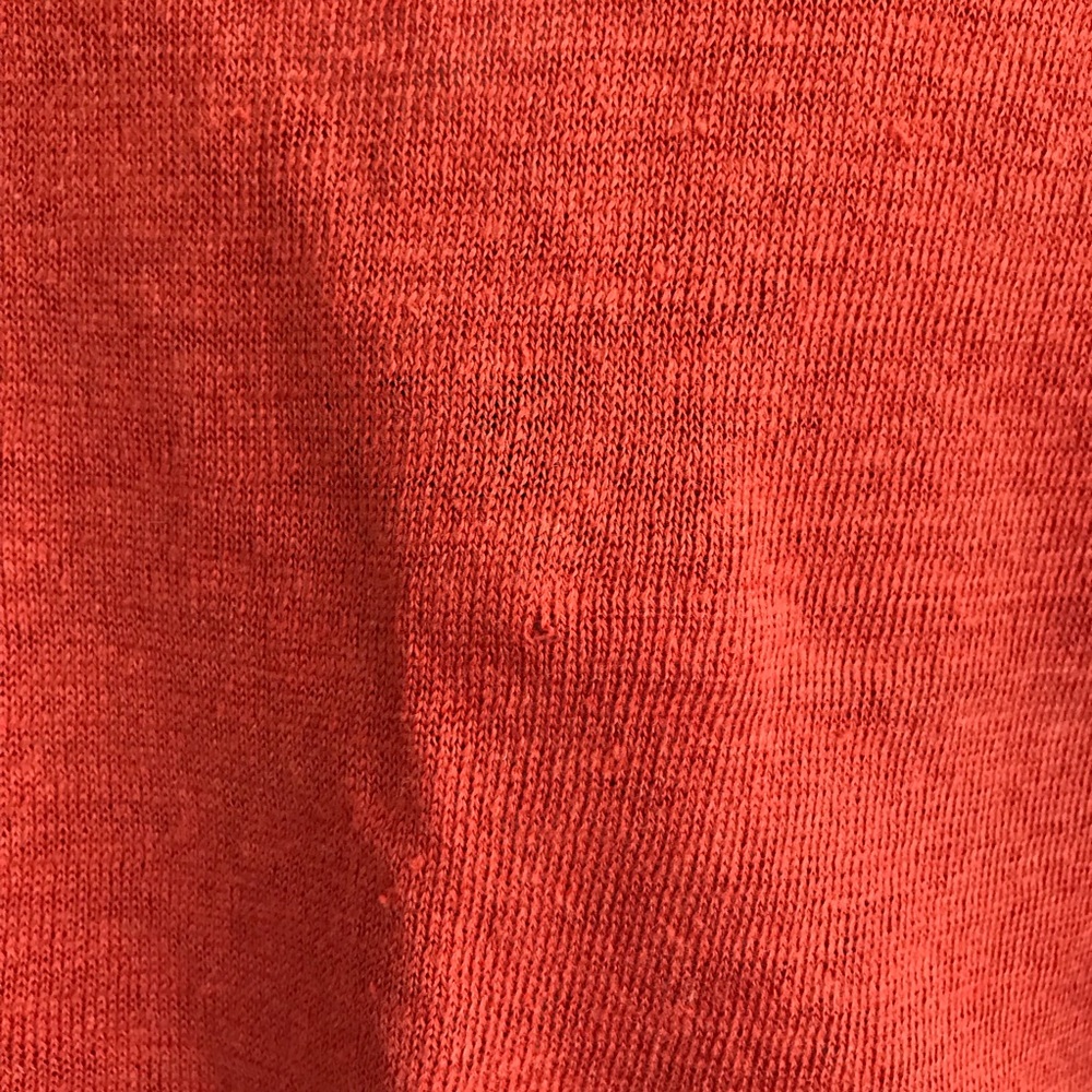 WORTH {M} Sweater Linen Burnt Orange - Picture 6 of 7